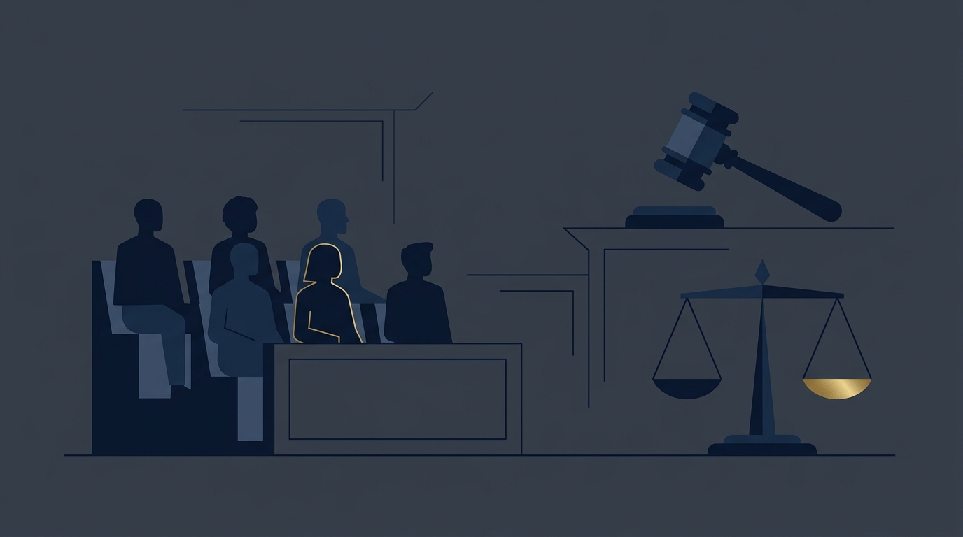 Editorial illustration for the article: What Juror Interviews Reveal: Lessons for Your Next Voir Dire