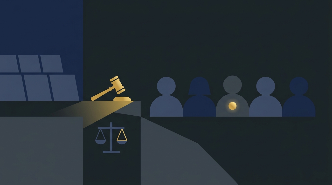 Editorial illustration for the article: What Juror Interviews Reveal: Lessons for Your Next Voir Dire